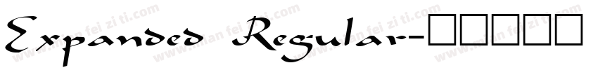 Expanded Regular字体转换
